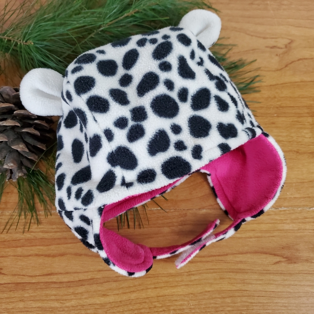 Place Fleece Hat Size 12-18M Velcro Chin Strap